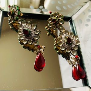 Colorful Indian inspired earrings